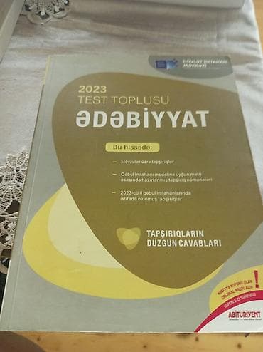 250 test: Məhsul: 2023 “Ədəbiyyat – Test Toplusu” Nəşriyyat/İdarə: Dövlət — 1