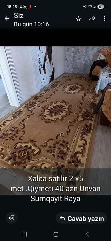 Xalça Kredit yoxdur
