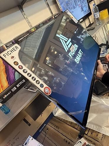 102 ekran: Ficher 32" (81 sm) Smart LED TV - Çərçivəsiz dizayn (Frameless — 2