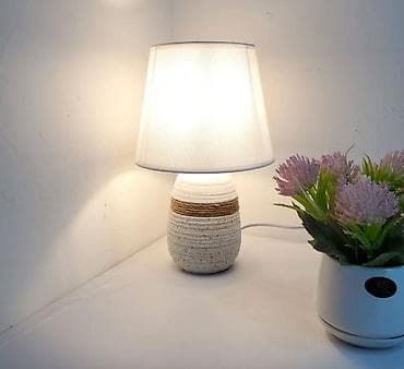 yorğa: Masaüstü dekorativ abajur lampa - Stil: Skandinavi/boho motivli — 1