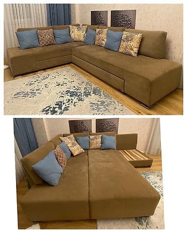 Kunc divan satilir. 400 azn. 2.95/2.15 ölçülər. Acilir taxt kimi olur