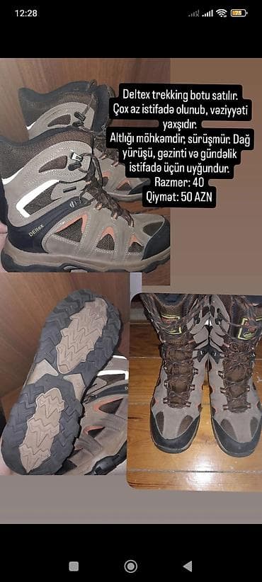lova batinka: Deltex trekking botu - Model: Deltex Adventure trekking - Ölçü: 40 - — 1