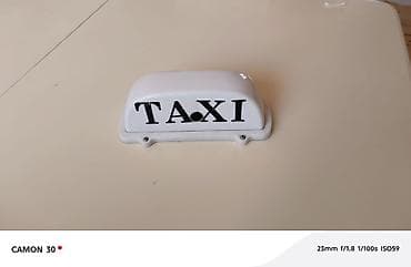 avto karavan: Məhsul: Avtomobil üçün “TAXI” dam işarəsi - Rəng: ağ korpus, qara — 2