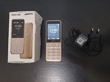 Nokia 130, rəng - Qızılı, İki sim kartlı lalafo.az -da Nokia 130, rəng - Qızılı, İki sim kartlı