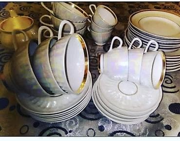 Məhsul: Masa-servis dəsti və dekorativ qədəh dəsti - Zərif klassik