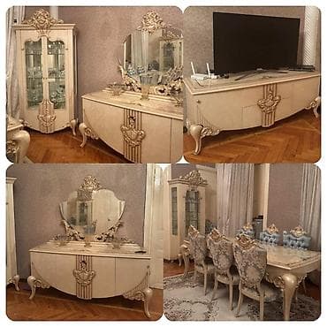 складные стулья: Двуспальная кровать, Трюмо, Тумба, Шкаф, Б/у — 2