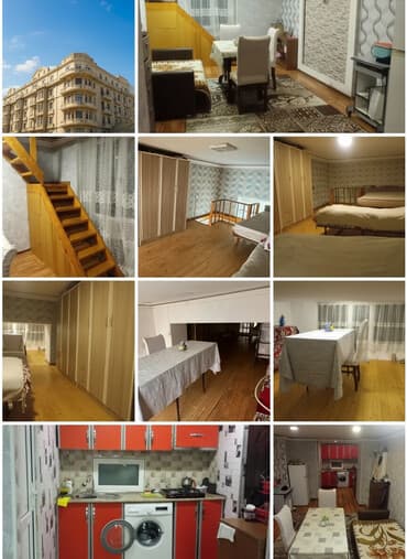 qaxda kiraye evler 2021: Iceriseherde metronun qarsisinda tam temirli 1in 2ye duzelme dublex ev — 1