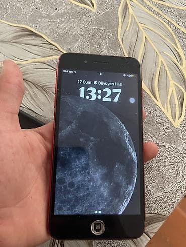 ikinci el x iphone: IPhone 8 Plus, Qırmızı, Qırıq — 2
