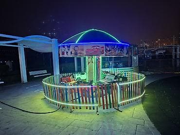 парк развлечений: Uşaq atraksionu – Fırlanan mini karusel - Dairəvi platforma üzərində — 2