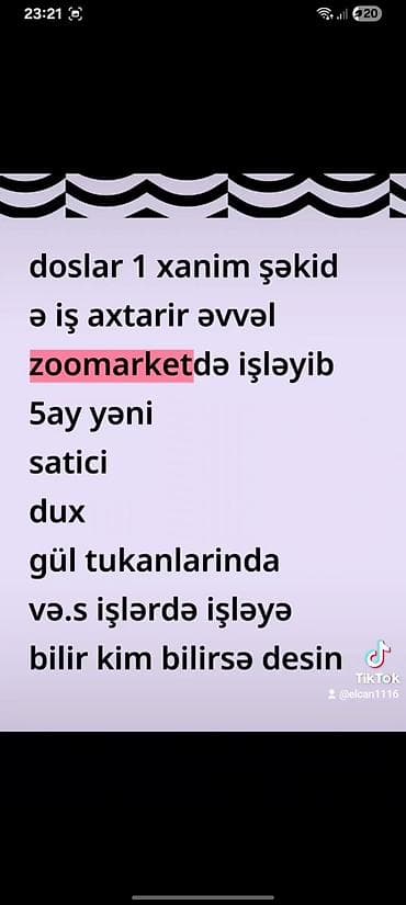Xanım işçi axtarışı üçün elan Şəki şəhərində xanım namizəd iş lalafo.az -da Xanım işçi axtarışı üçün elan Şəki şəhərində xanım namizəd iş