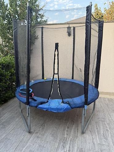 idman dest: Uşaq trampolini – təhlükəsizlik torlu, dairəvi model - Dairəvi — 1