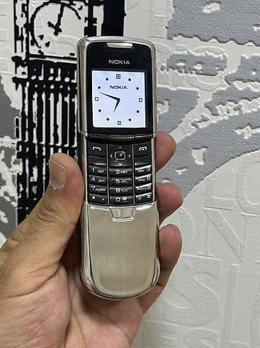 Nokia 8 Sirocco, < 2 GB Memory Capacity, rəng - Gümüşü, Düyməli — 8