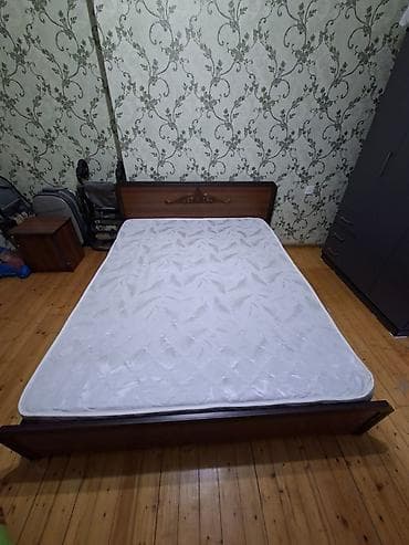 İşlənmiş, İkinəfərlik çarpayı, Bazasız, Matras ilə