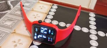 Smart saat, Smart, Sensor ekran, rəng - Qırmızı