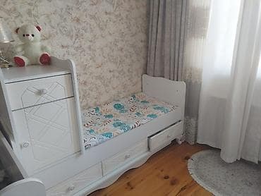 камод: Uşaq çarpayısı və komod dəsti - Rəng: ağ - Material: ağac/MDF - — 1