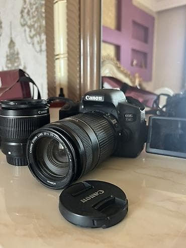 tp link 8151n: Canon EOS 750D DSLR fotoaparat dəsti İkinci Canon 750D çox az işlənib — 3