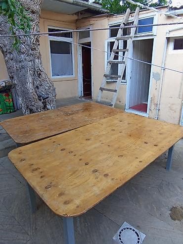 taxta şalman: İşlənmiş, Açılmayan, Taxta, Dördbucaq masa — 2
