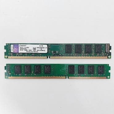 plata ddr2: Operativ Yaddaş "DDR3 4GB 10600 1333Mhz Kingston" ⭐Ram DDR3 PC3 4GB — 7
