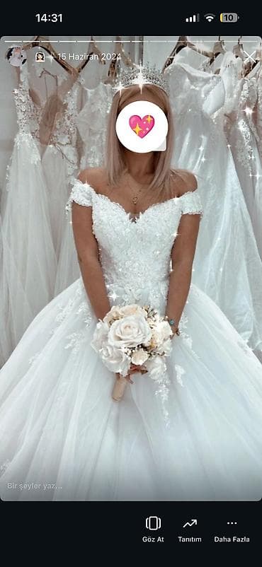 Toy paltarları: Hazır gəlinlik biznesi satılır. 36 ədəd — 8