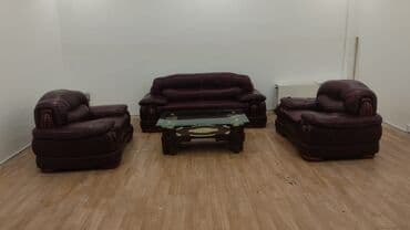 konputer masası: İşlənmiş, Divan, 2 kreslo, Jurnal masası, Bazalı, Açılmayan — 1