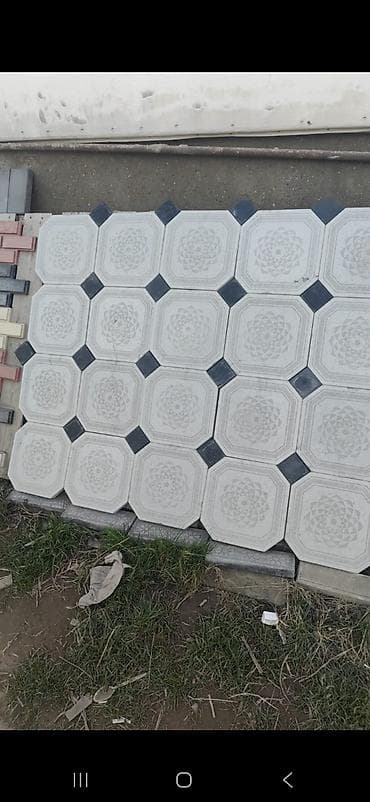 ev temiri kreditle: Tamet (bardür və dekorativ daş) döşəmə xidməti - Həyət, giriş, qaraj — 8