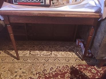 Ходунки: Stul 6 eded biri 25 manatStol acilan ruminiya mebelin stolu 50 manat — 3