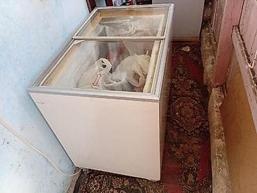 Şüşə sürgülü qapaqlı dondurucu vitrin - Tip: üstdən açılan, iki ədəd — 1