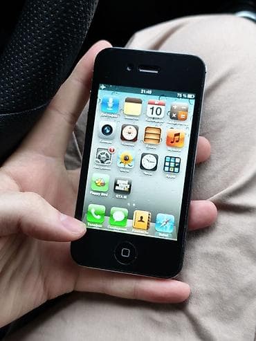 ayfon 4 s: IPhone 4S, 16 GB, Qara — 2