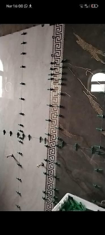 ag qapi: Mərmər və qranitlə pilləkən, döşəmə və divar üzləmə xidməti - — 10