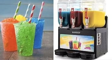 kafe avadanlıqları: Samixir donmuş içki/slush aparatı – 3 bölməli - Marka/model: Samixir — 1