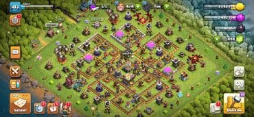 Оборудование для магазинов: Clash of Clans hesabı – inkişaf etmiş kənd - Şəhər Binası: 11 - — 1