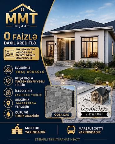 iphone temiri: MMT İnşaat – Masazırda sərfəli tikinti xidməti - 0 faizlə daxili — 1