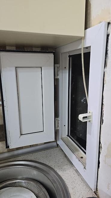 Mətbəx üçün kiçik ölçülü plastik (PVC) pəncərə olculer Uzunluq 60 sm