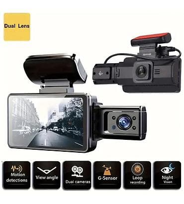 video reqistator: İki Linzalı Avtomobil DVR Qeydiyyat Cihazı Xüsusiyyətlər: - Dual — 1