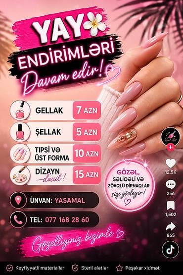 printer epson l850: Peşəkar dırnaq xidməti – Yay endirimləri! Xidmətlər və qiymətlər: - — 1