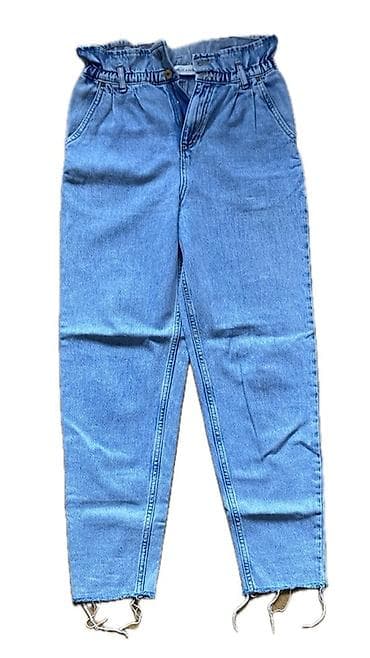 KotON Jeans qadın cins şalvar - Model: Yüksək belli, “paperbag” tipli