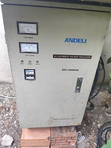 stabilizatorlar: ANDELI SVC-20000VA – AC avtomatik gərginlik tənzimləyicisi 1 il — 1