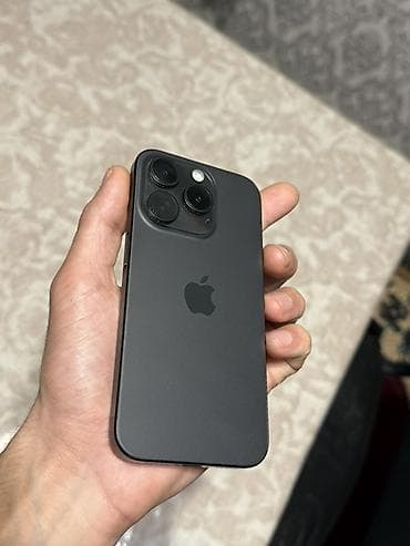 iphone 12 128: IPhone 15 Pro, 256 GB, Black Titanium, Face ID — 1