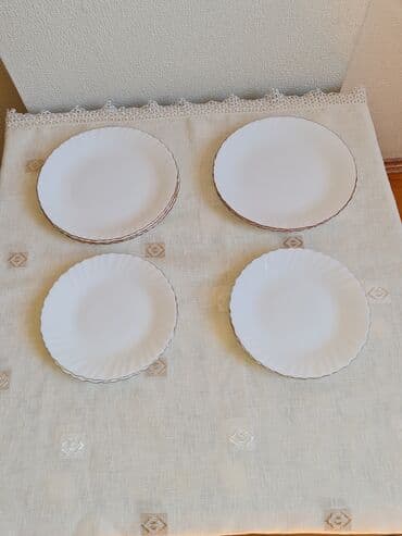 luminarc наборы посуды: Boşqablar, 6 ədədli dəst, rəng - Ağ, Türkiyə — 4