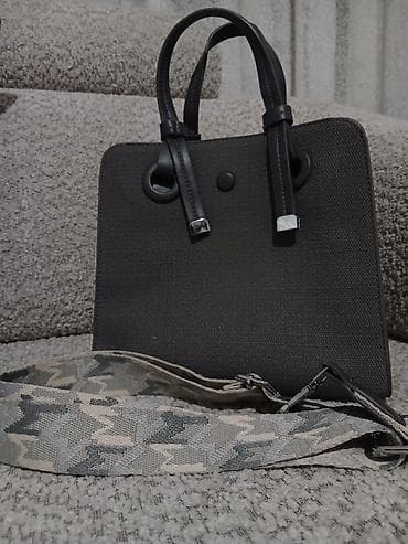 сумка оригинал: Salam çanta təzədir heç istifadə olunmuyub.Boz rəngdir.Kəməridə var — 4