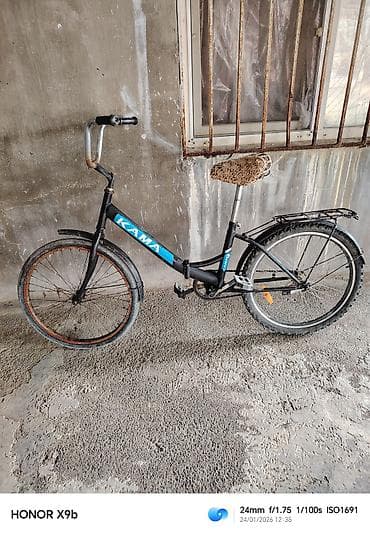 Электровелосипеды: Городской велосипед 24", скоростей: 1 — 3