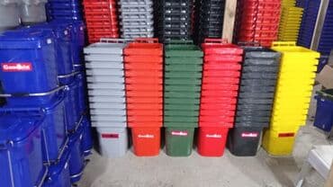 Biznes üçün program təminatı: Məişət Tullantı qutuları. 20 lt den 1100 lt qeder movcuddur. Plastik — 15