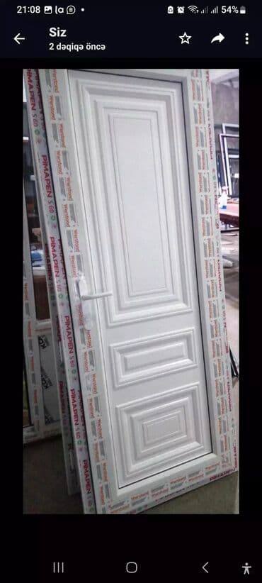 qapı setkaları: Yeni Plastik qapı 80x200 sm Zamok və çərçivə ilə, Zəmanətli, Pulsuz quraşdırma, Pulsuz çatdırılma, Rayonlara çatdırılma — 8