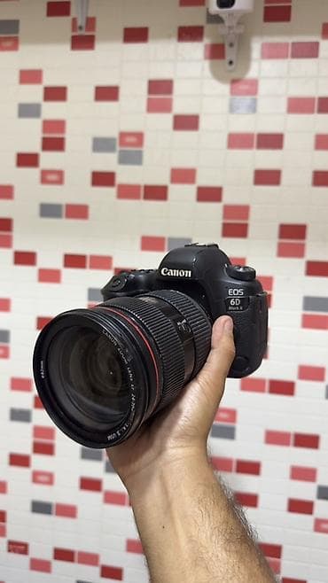 canon eos 6d: Canon EOS 6D Mark II + Canon EF 24-70mm f/2.8L (II) dəst Məhsulun — 2