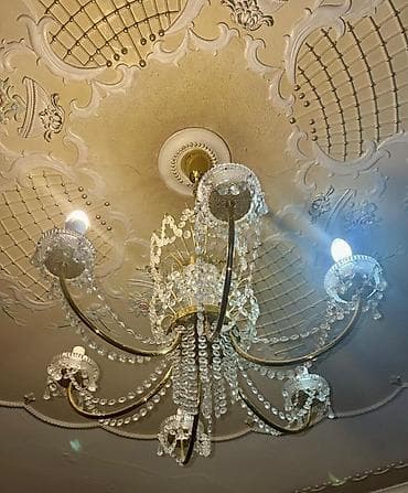 tavalar: Çılçıraq, 6 lampa, Metal — 1