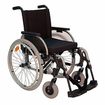 Mexanik əlil arabası - Çərçivə: yüngül və möhkəm metal konstruksiya