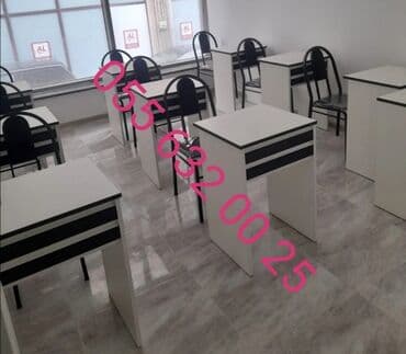 ofis stullari: Qonaq otağı üçün, Yeni, Açılmayan, Dördbucaq masa, 6 stul — 1