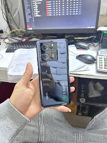 mi not 10: Xiaomi 13T, 256 GB, rəng - Qara, 
 Barmaq izi, İki sim kartlı, Face ID — 2