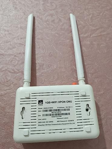 nar wifi modem: HSGQ 1GE + WiFi XPON ONU (Model: HSGQ-X100W2) - Fiber internet üçün — 3