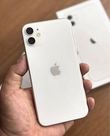 айфон 1: IPhone 11, 128 ГБ, Белый, Гарантия, Беспроводная зарядка, Face ID — 2